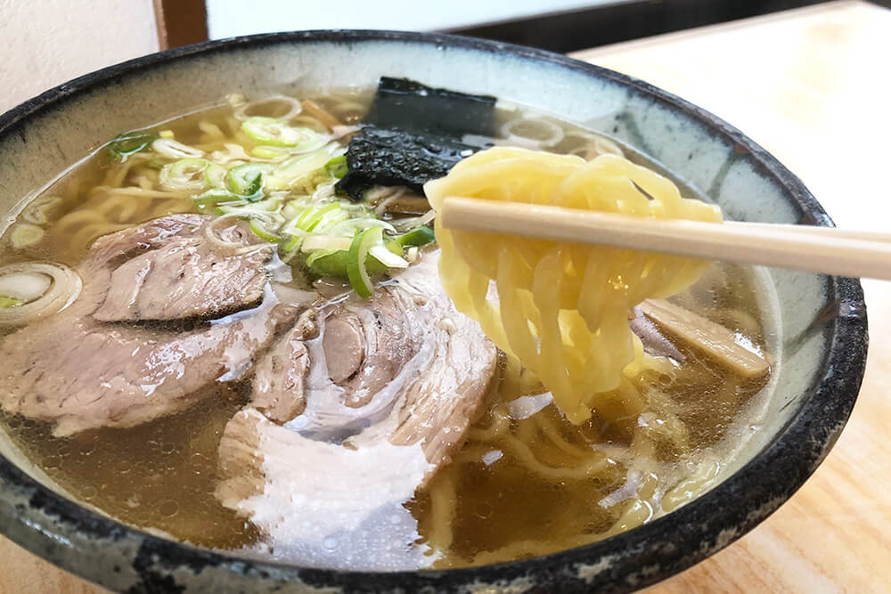 いさご食堂の手揉み中華（太麺）③