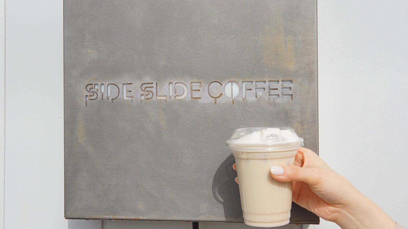 SIDE SLIDE COFFEEのPRANA CHAI (SOY)②