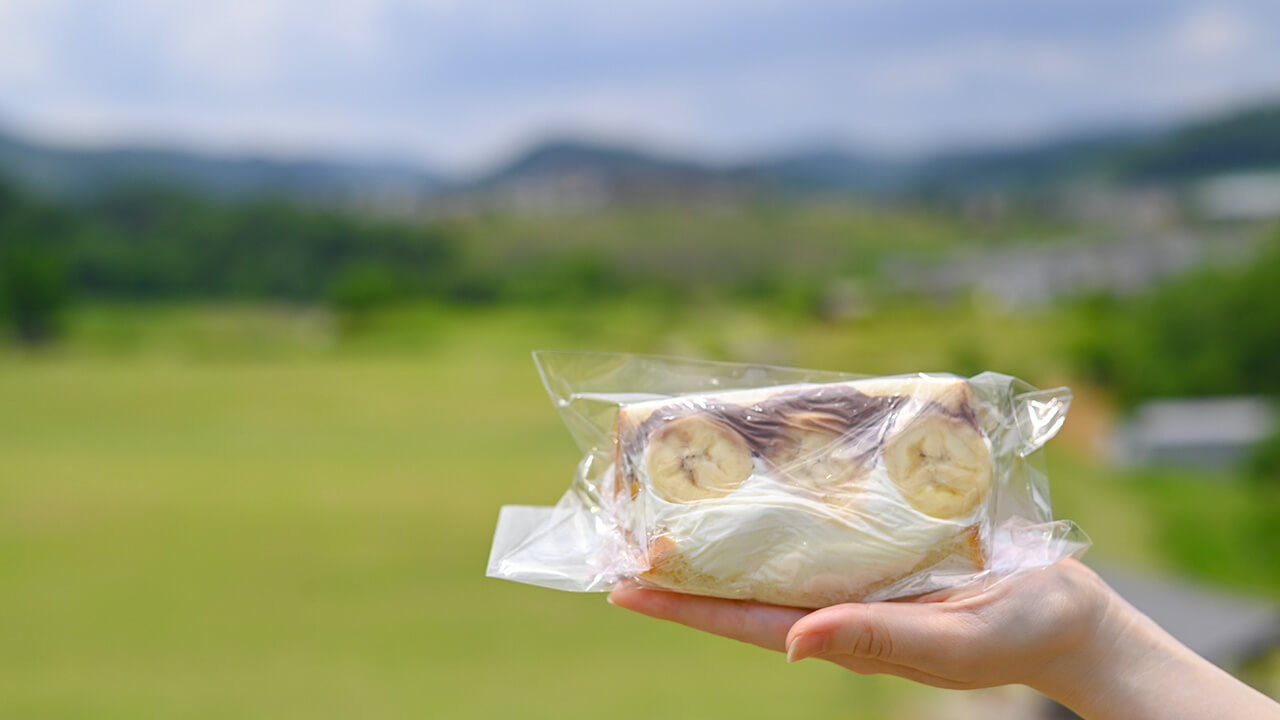 ケーキ屋さんのフルーツサンド チョコバナナ①