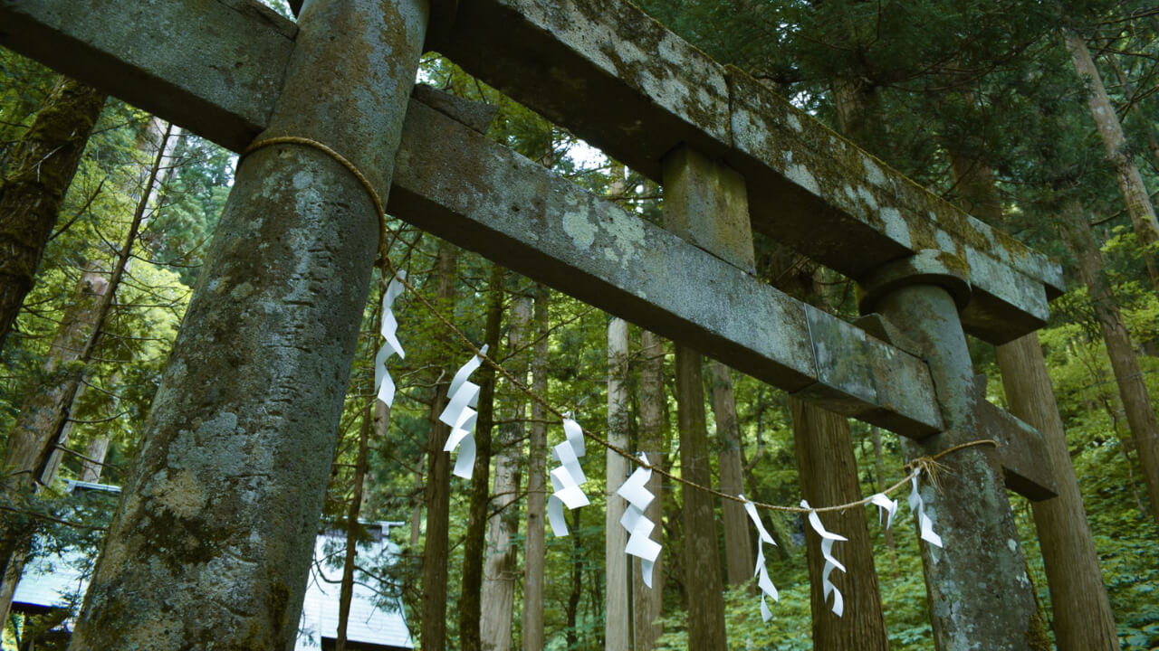 御獄神社の鳥居