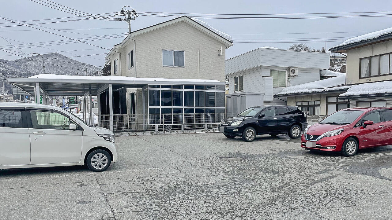 さぶちゃんラーメンの駐車場